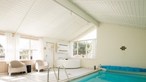 Outdoor pool - Spacious Holiday Home in Lokken With Sauna (Lokken)