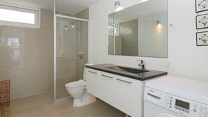 Bathroom - Modern Holiday Home in Stege Denmark With Terrace (Stege)