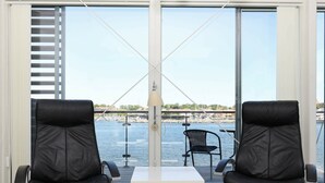 Living room - Modern Holiday Home in Stege Denmark With Terrace (Stege)