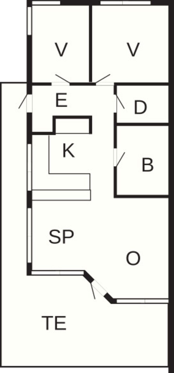 House | Floor plan - Spacious Holiday Home in TranekÃ¦r near Sea (Tranekaer)