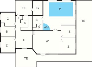 House | Floor plan - 10 Person Holiday Home in Juelsminde-by Traum (Horsens)