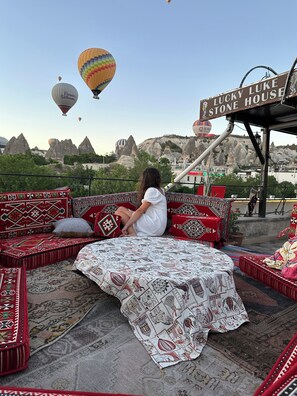 Terrace/patio - Lucky Luke Pansiyon (Nevsehir)