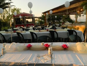 Outdoor banquet area - Le Quattro Lune (Orosei)