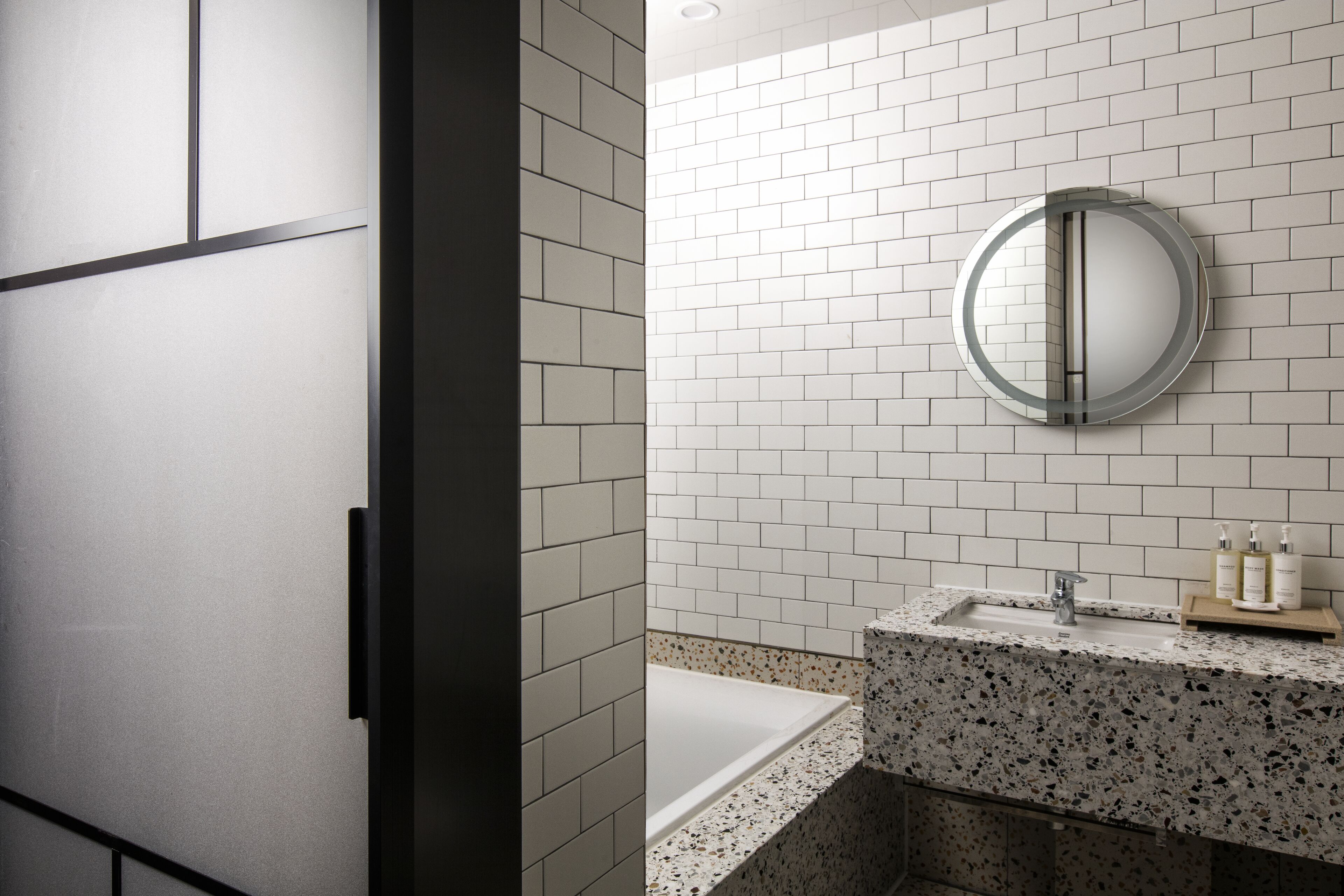 free toiletries, towels, soap, shampoo