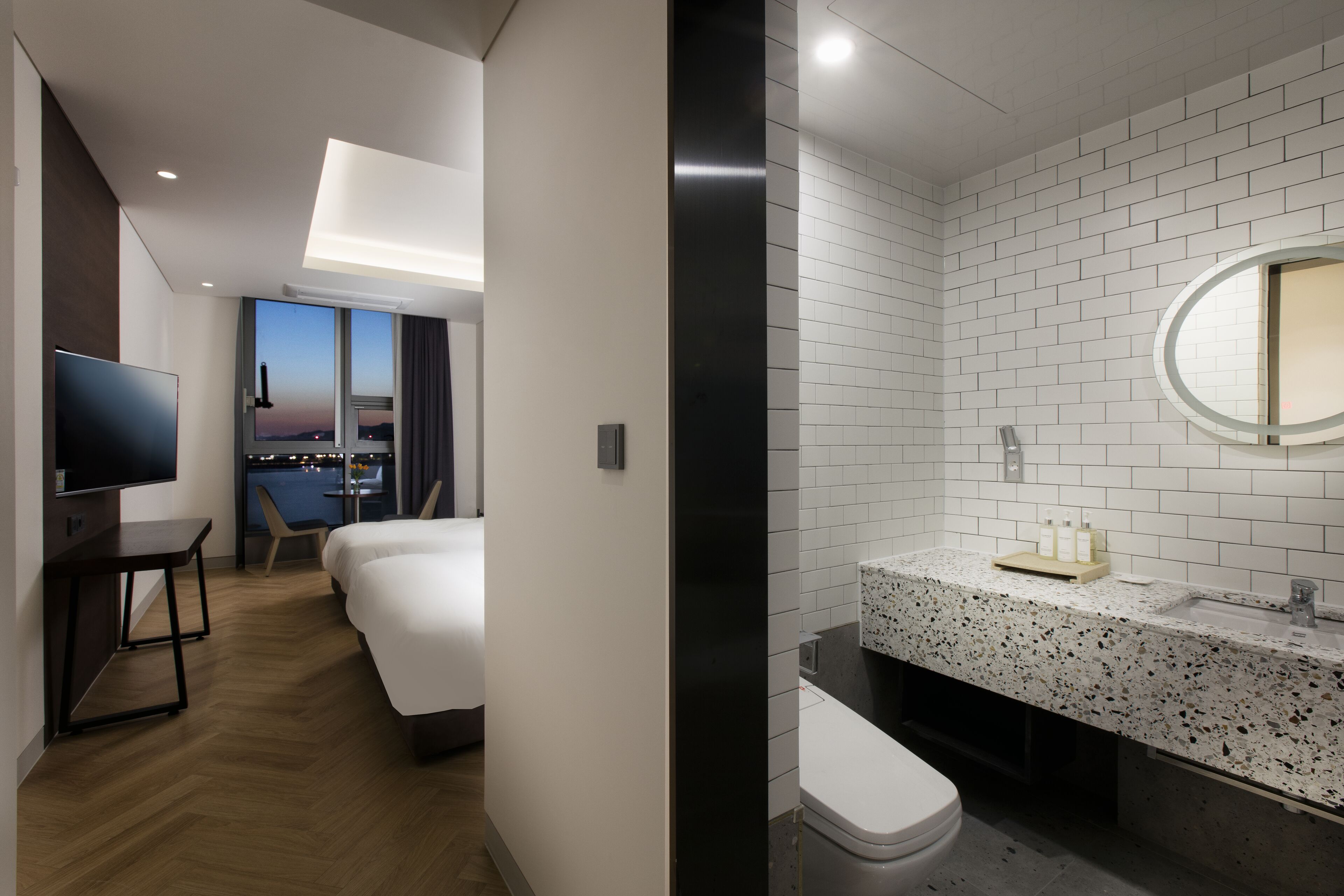 twin room | view from room