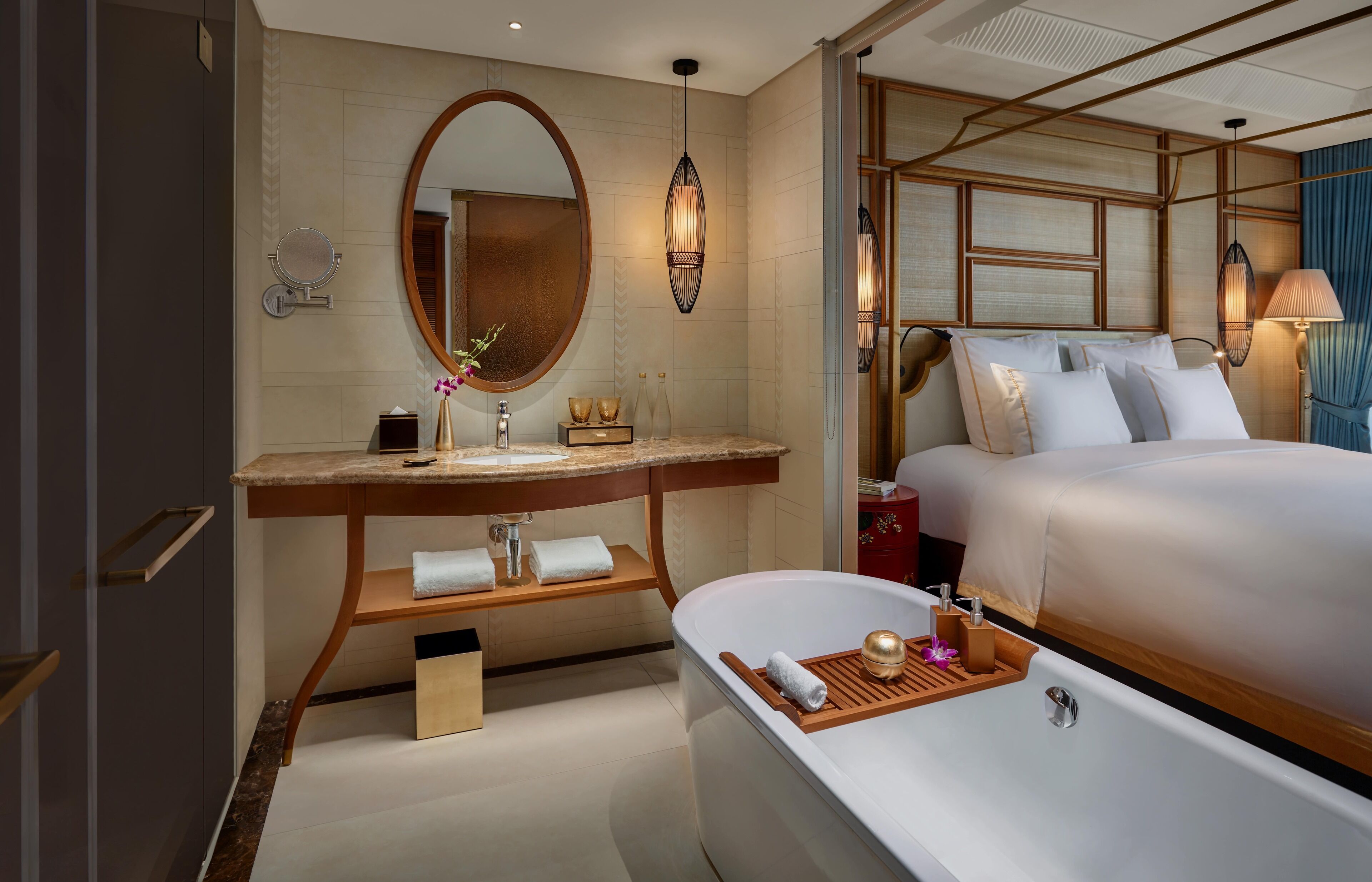 Grand Deluxe, King Bed, High Floor | Bad