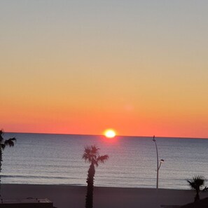 On the beach, beach towels - Appartement T3 vue mer (Canet-en-Roussillon)
