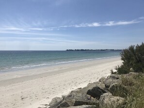 On the beach