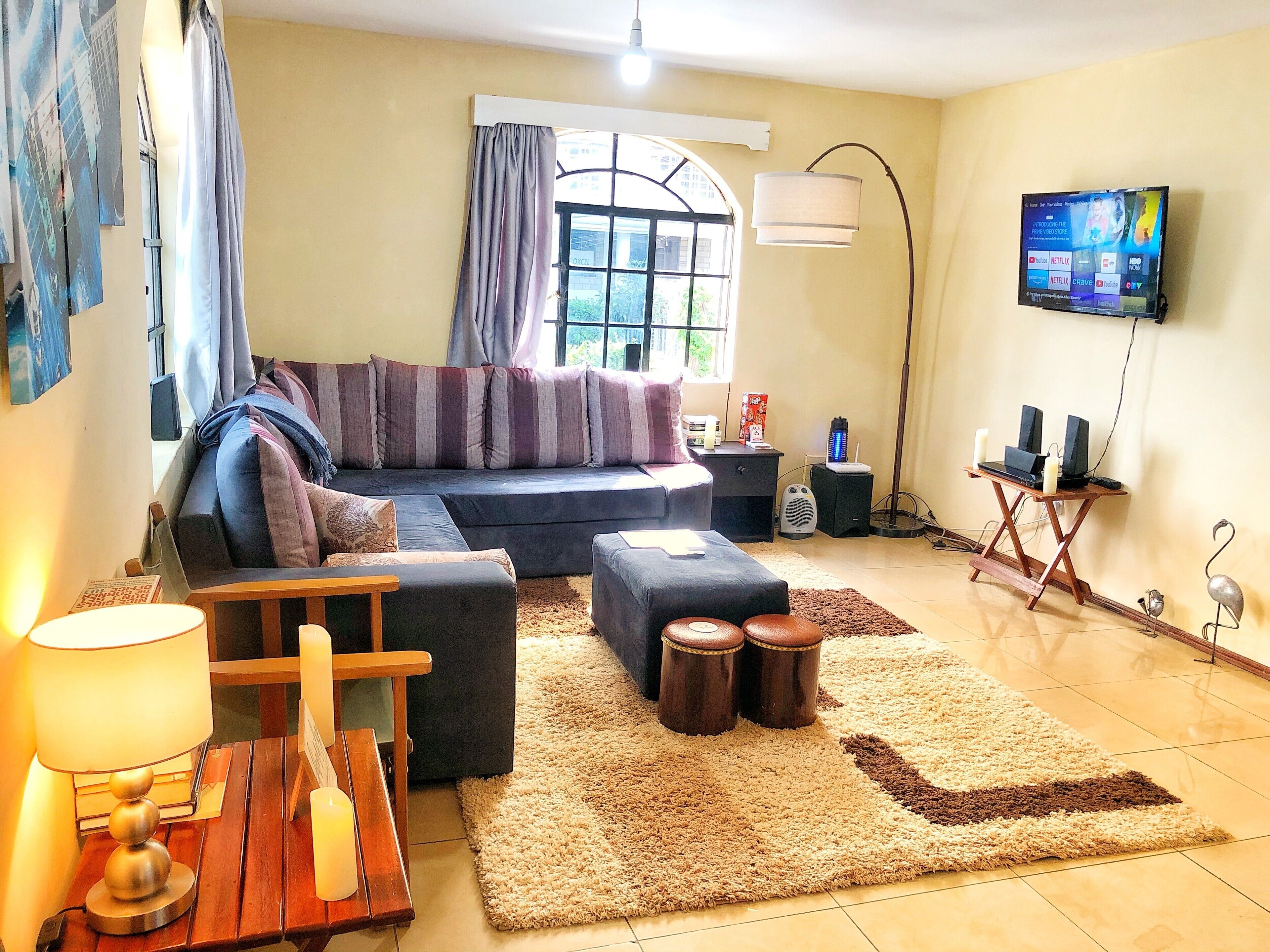 TV, Netflix, Hulu, DVD player