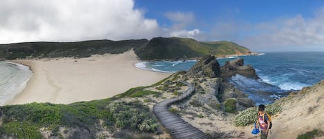 Una spiaggia nelle vicinanze, teli da spiaggia