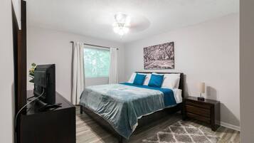 2 chambres, fer et planche Ă repasser, Wi-Fi gratuit, draps fournis