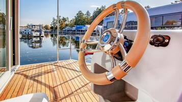 Blick von der Unterkunft