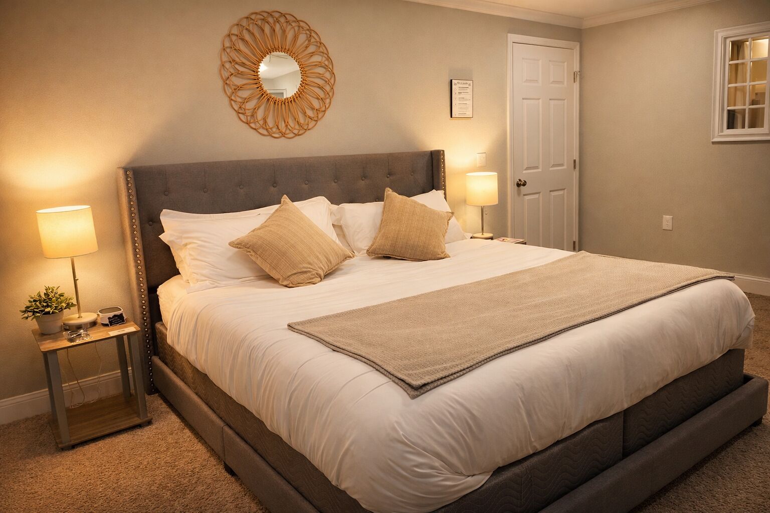 1 soverom, strykejern/-brett, reiseseng for barn og wi-fi (inkludert)