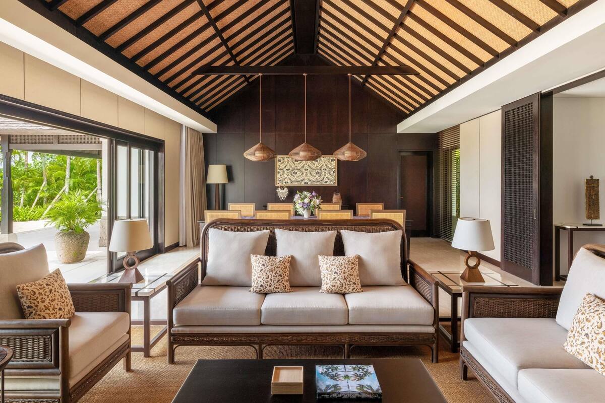 Ocean Front Three Bedroom Pool Villa | 1 bedroom, free minibar, in-room safe, desk