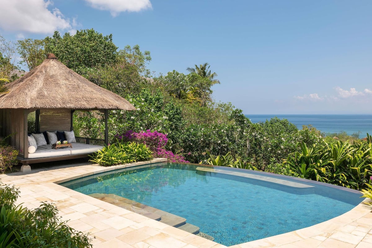 Vila, 1 quarto, piscina particular, vista para o oceano (Ocean Pool Villa) | Roupas de cama premium, frigobar (abastecido com itens grátis)