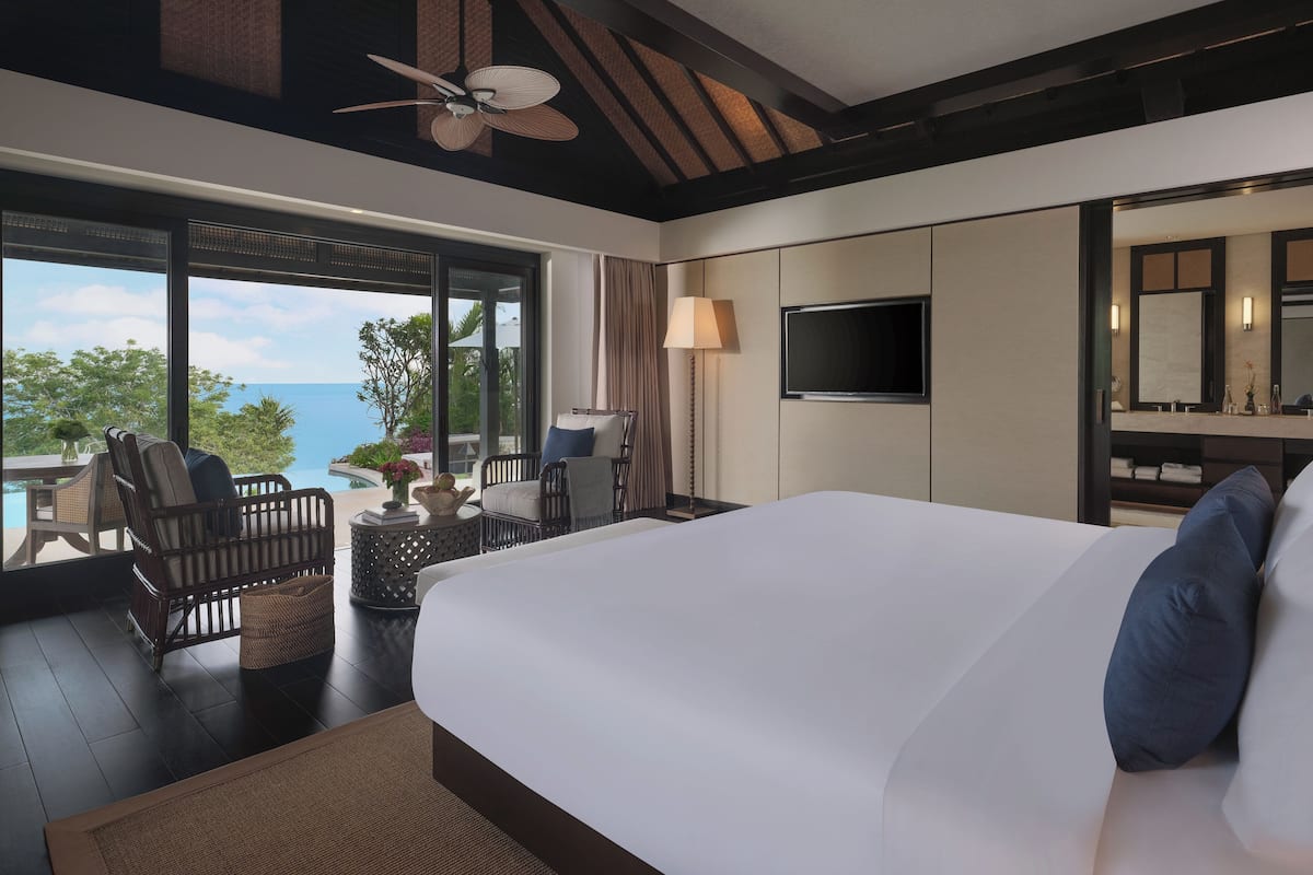 Villa, 1 slaapkamer, privézwembad, uitzicht op oceaan (Ocean Pool Villa) | 1 slaapkamer, een gratis minibar, een kluis op de kamer, een bureau