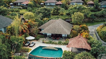 Villa, 1 Bedroom, Private Pool, Ocean View (Ocean Pool Villa) | Peralatan tempat tidur premium, bar mini percuma, peti besi dalam bilik