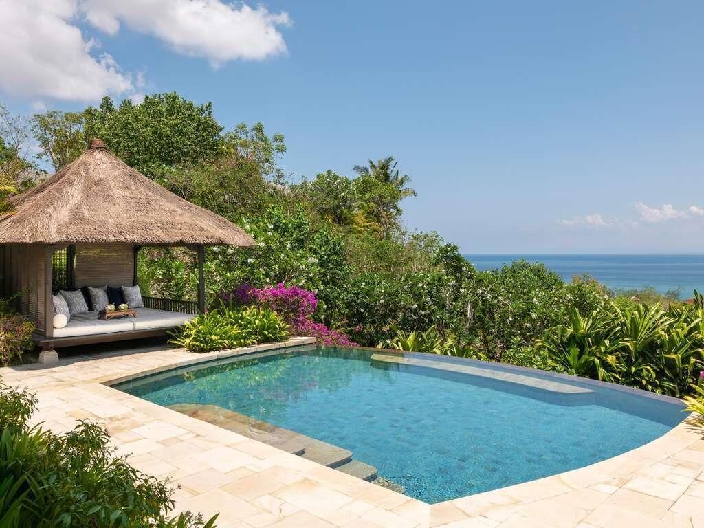 Ocean One Bedroom Pool Villa | Premium bedding, free minibar, in-room safe, desk