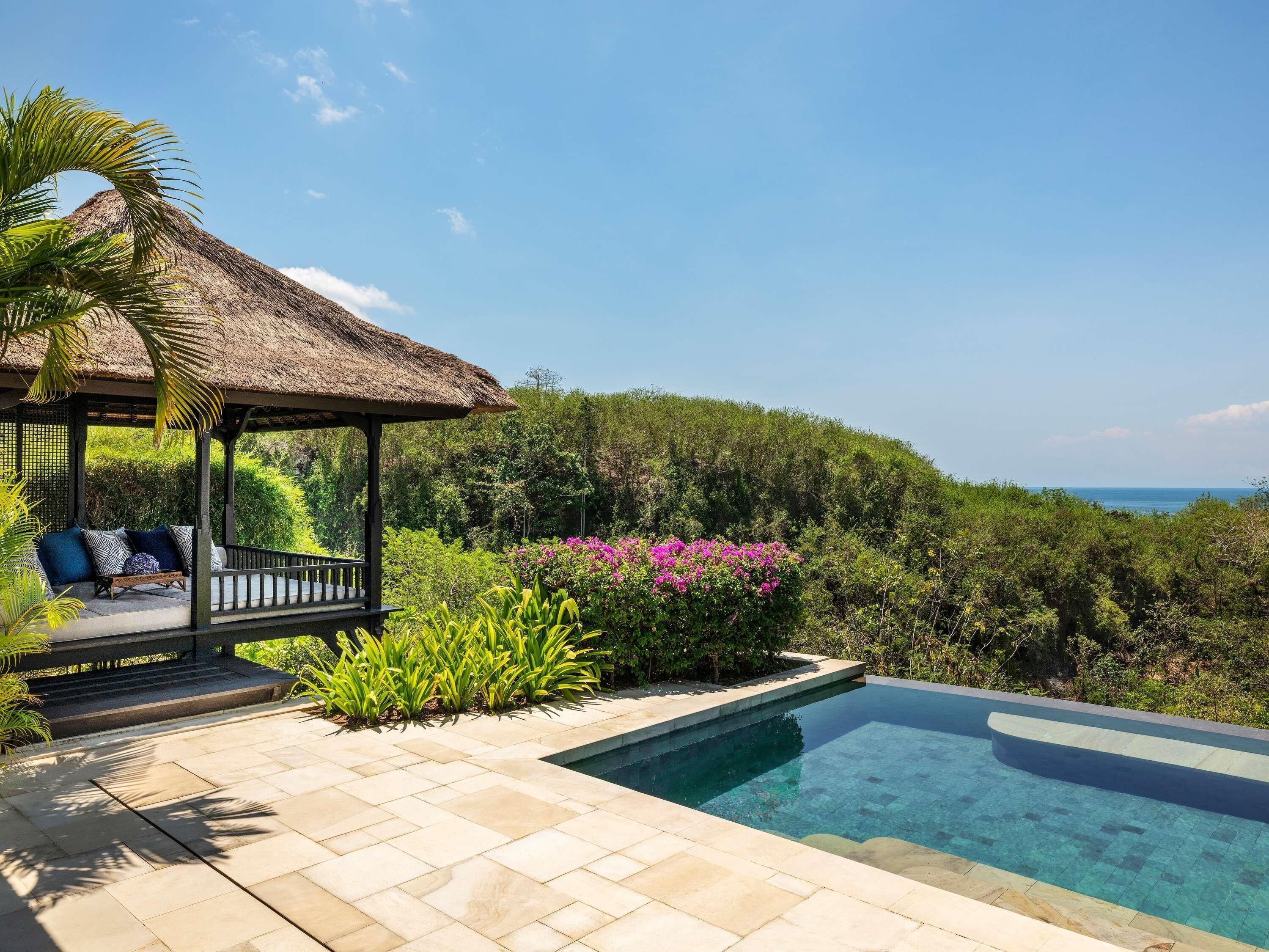 Hilltop One Bedroom Pool Villa | Premium bedding, free minibar, in-room safe, desk