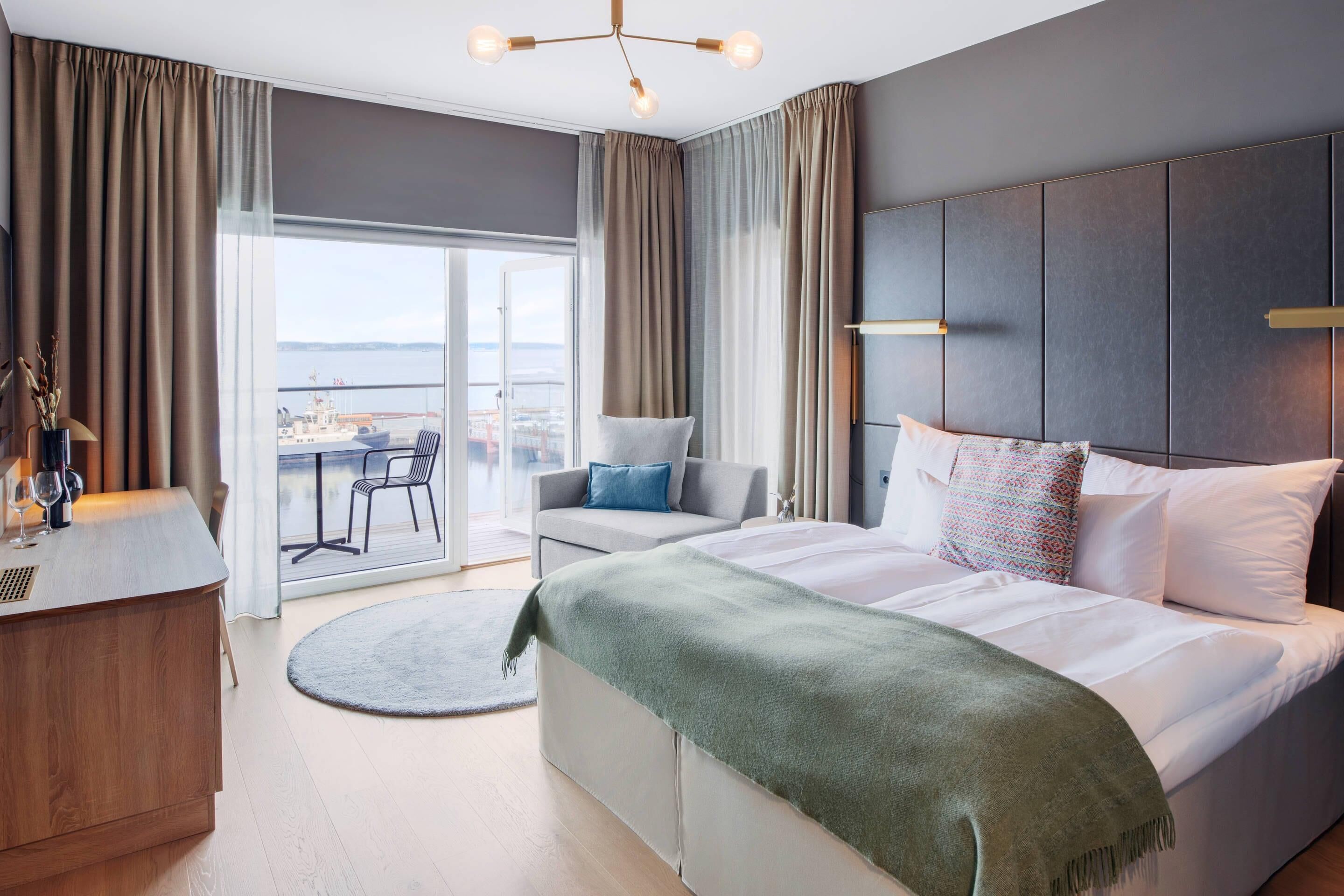 Superior Twin Room, Harbor View | Premium bedding, down comforters, minibar, desk