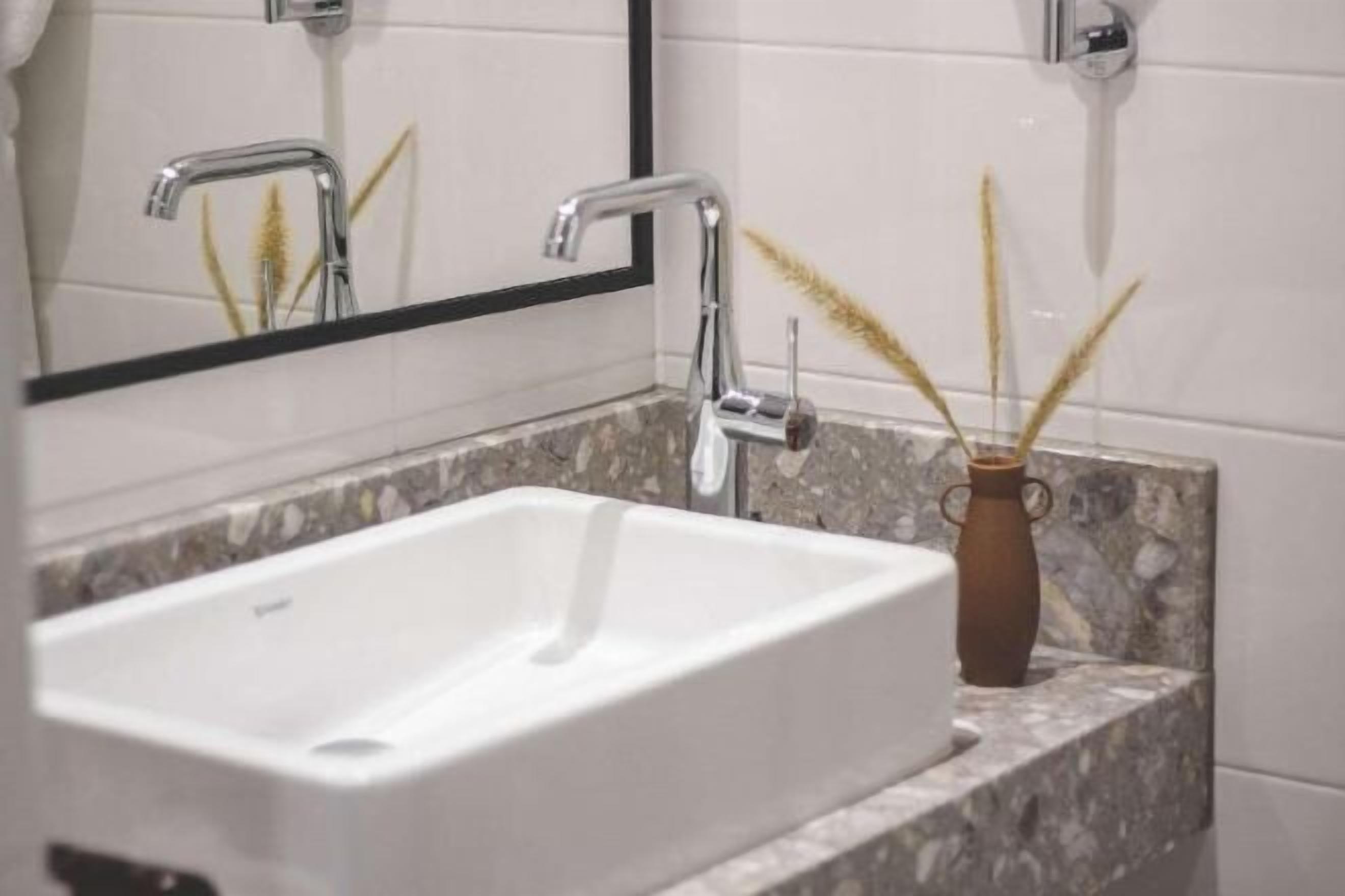 Bathroom | Shower, hair dryer, towels, soap