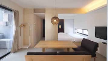 3 Bedrooms, Non Smoking | Living area | 43-inch flat-screen TV with cable channels, TV