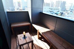 客房, 私人浴室 (Queen) | 露台/庭院