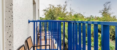 Double Room, Balcony, Ocean View | Balkoni