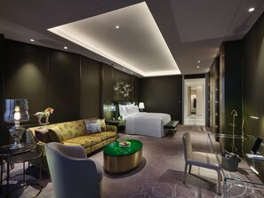 Premium bedding, down duvets, pillow-top beds, free minibar items