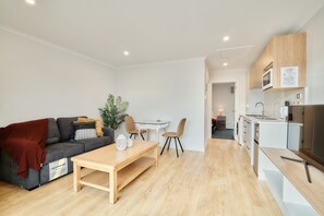 Apartemen, 1 kamar tidur | Area keluarga | Smart TV, Netflix, dan layanan streaming