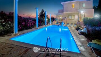 Villa, 3 chambres, fumeurs, piscine privée | Extérieur