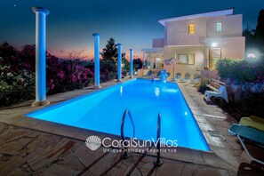 Villa, 3 chambres, fumeurs, piscine privée | Extérieur