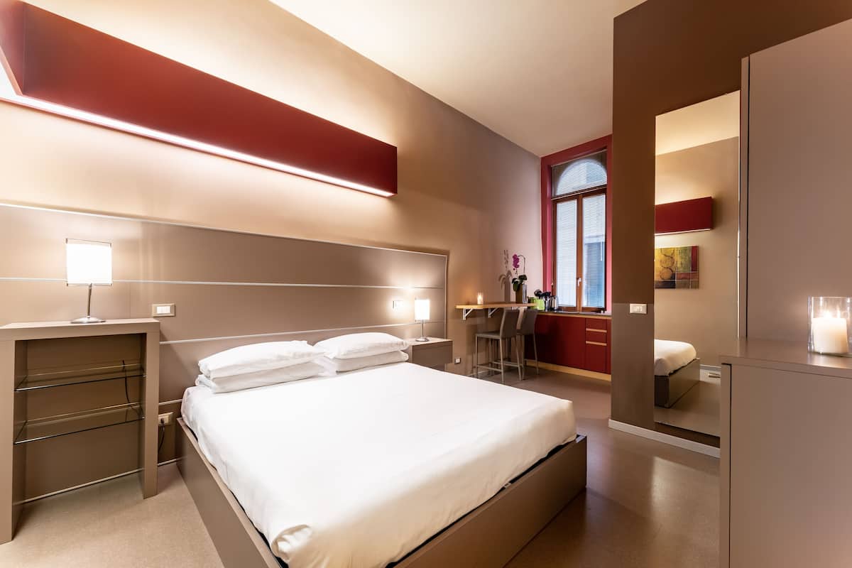 Comfort appartement, 1 tweepersoonsbed | 1 slaapkamer, hypoallergeen beddengoed, een kluis op de kamer