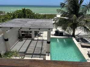 House, 4 Bedrooms, Smoking, Private Pool | Pool | Outdoor pool - Entire House on the Seashore in Chicxulub Puerto, Yuc, Riviera Yucateca Mex (Progreso)
