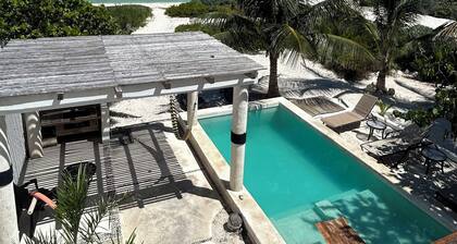 Entire House on the Seashore in Chicxulub Puerto, Yuc, Riviera Yucateca Mex