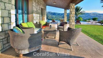 Villa, 5 Bedrooms, Smoking, Private Pool | Terrace/patio
