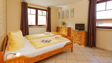 2 dormitorios, cuna de viaje, wifi y ropa de cama