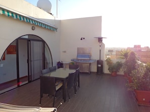 Apartment, 2 Bedrooms, Smoking, Balcony | Outdoor dining