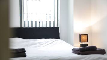 Apartment, 2 Bedrooms | 2 bedrooms, laptop workspace, iron/ironing board, free WiFi