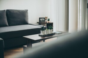 Apartment | Living room | 46-inch flat-screen TV with digital channels, TV, Netflix