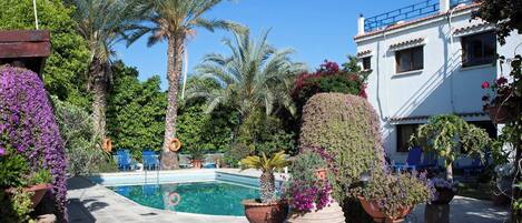 Chambre, 1 chambre, fumeur, balcon | Jardin