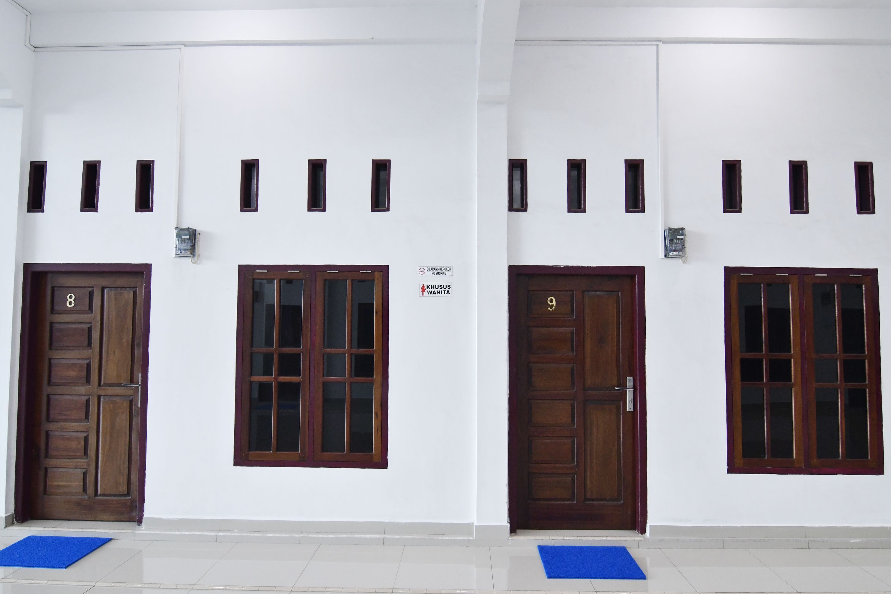 Entrée de l’hébergement