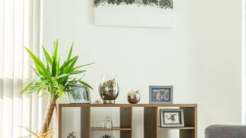 Apartment, 2 Bedrooms | Living room | 46-inch plasma TV with digital channels, TV, Netflix