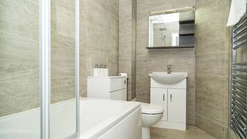 Free toiletries, hair dryer, towels