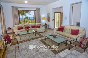 Villa, 5 Bedrooms, Smoking, Private Pool | Living area - Exceptional Large Villa, Free Heated Pool 1 NOV - 15 Jan, Privacy,prime Location (Pegeia)