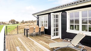 Balcony - Modern Holiday Home in Bagenkop Denmark With Sea View (Sydlangeland)