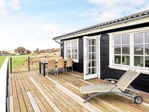 Balcony - Modern Holiday Home in Bagenkop Denmark With Sea View (Sydlangeland)