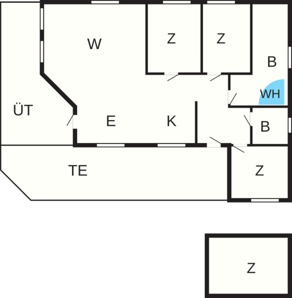 House | Floor plan - 8 Person Holiday Home in Glesborg-by Traum (Glesborg)