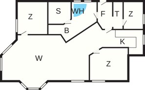 Floor plan - 6 Person Holiday Home in Humble-by Traum (Sydlangeland)