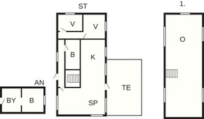 独立别墅 | 楼层平面图